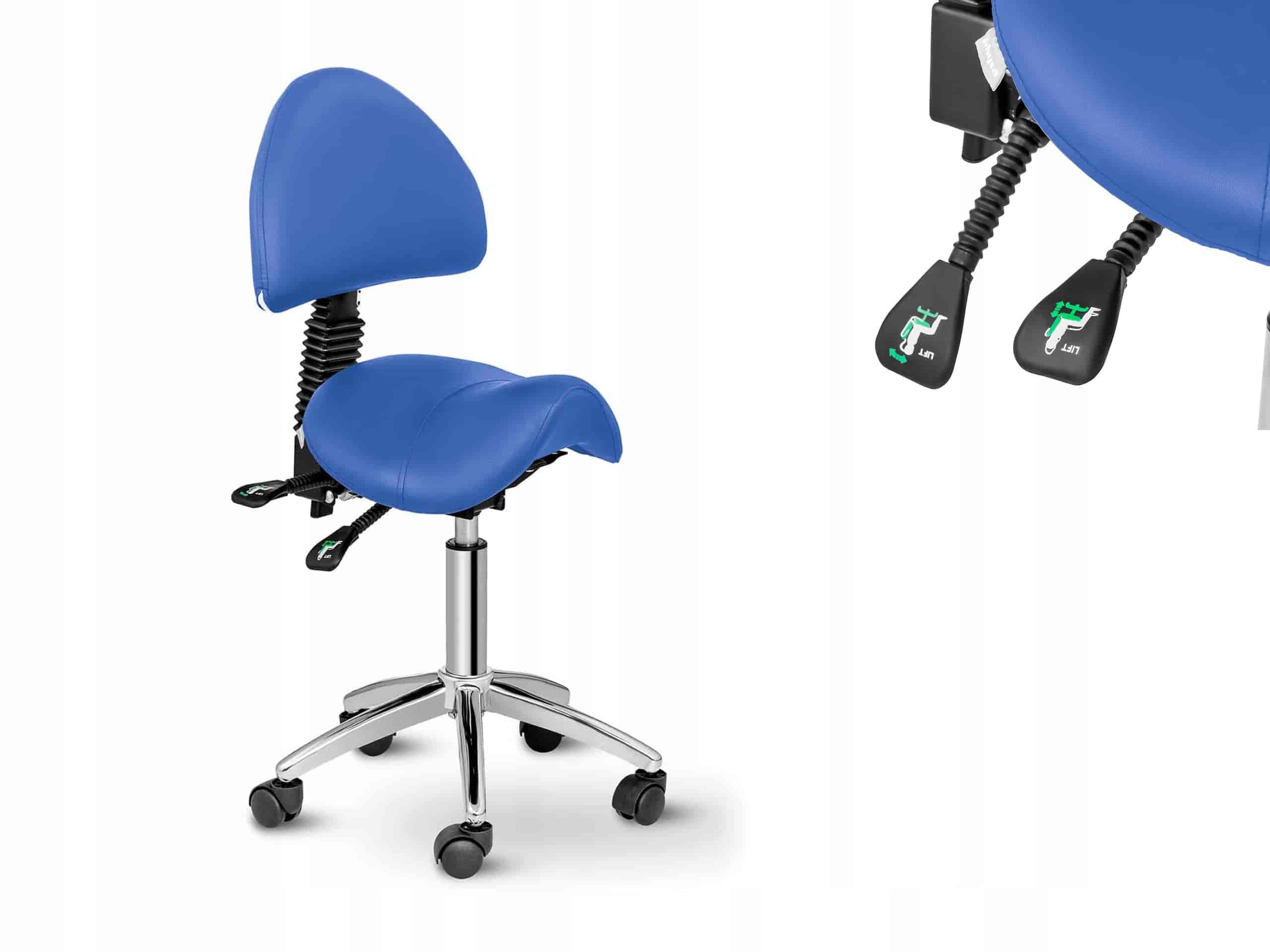 صندلی اداری بدون دسته با آزادی حرکت و فرم جمع و جور